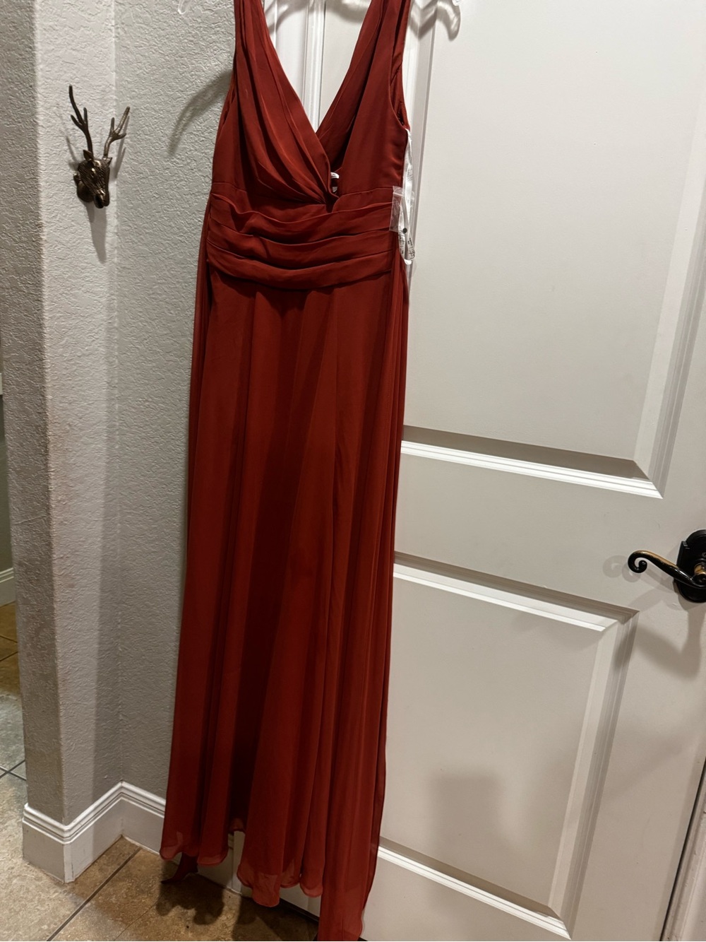 2 David’s Bridal Ladies & Girls Bridesmaids Style Dresses